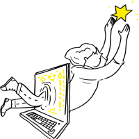 Girl with star_yellow (1)